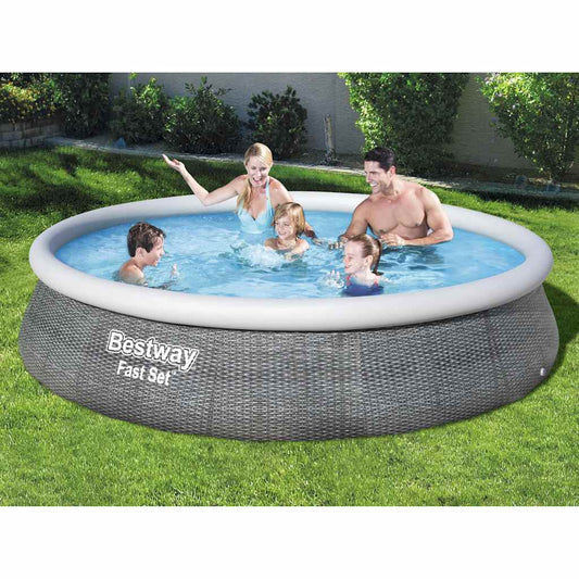 Set Piscina Gonfiabile Fast con Pompa 396x84 cm