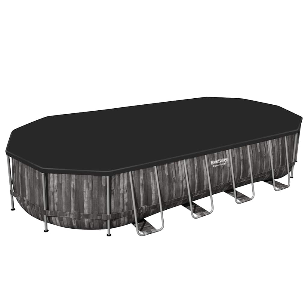 Set Piscina Ovale 7,32x3,66x1,22 m