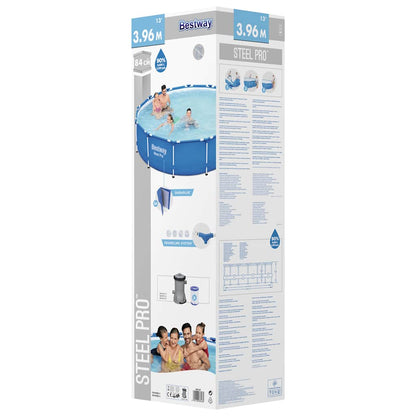 Steel Pro Telaio Piscina 396x84 cm