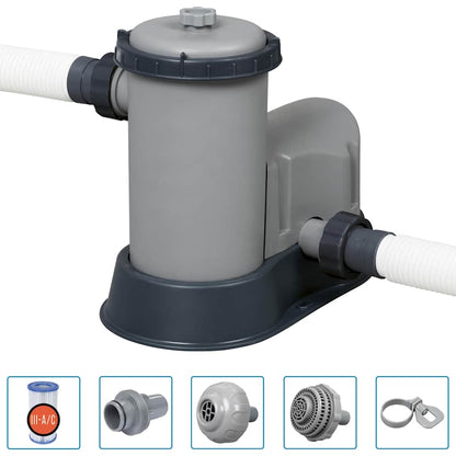 Power Steel Set Piscina Rettangolare 549x274x122 cm