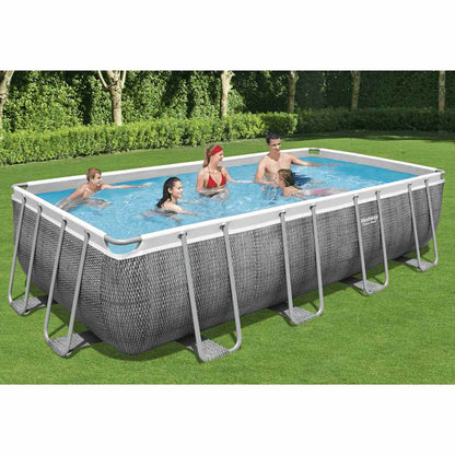 Power Steel Set Piscina Rettangolare 549x274x122 cm