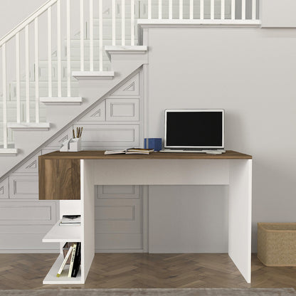 Scrivania da Studio in Finitura Noce Bianco