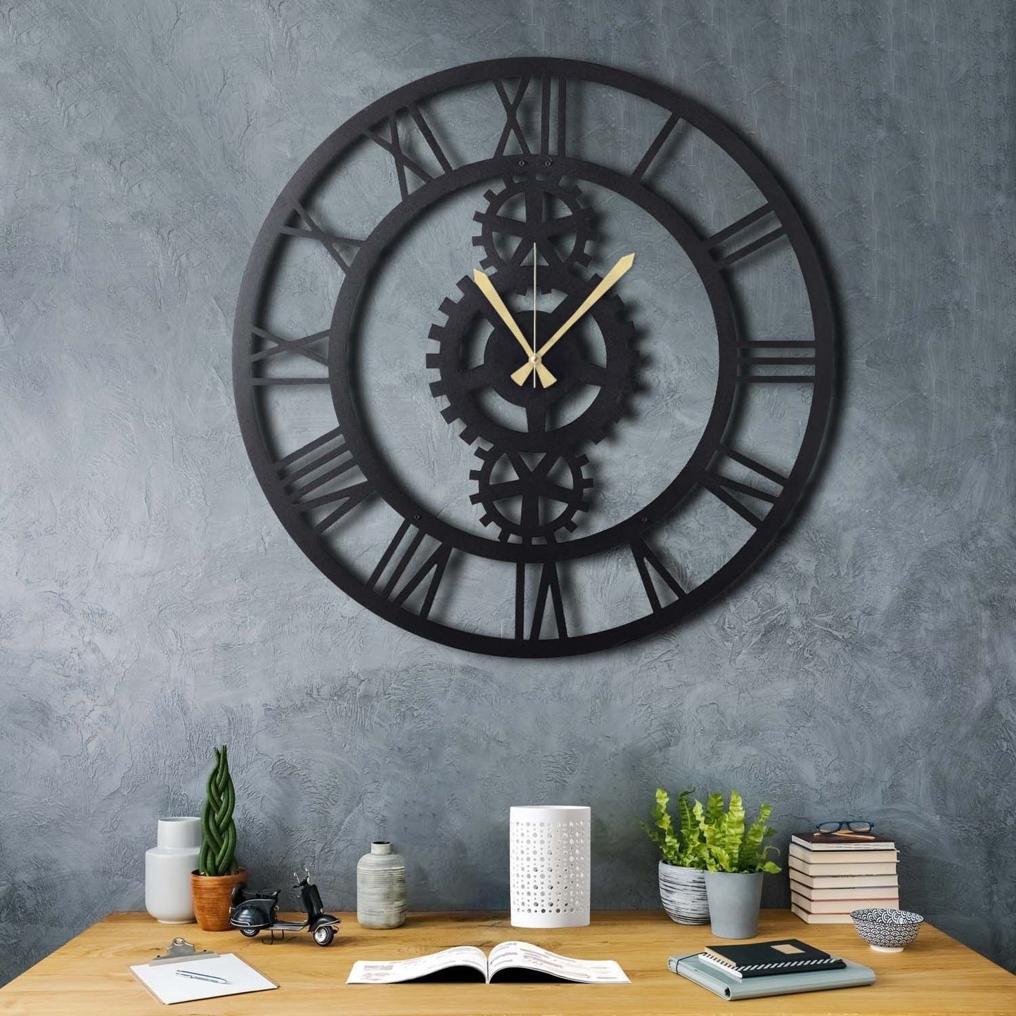 Orologio da Parete Decorativo in Metallo