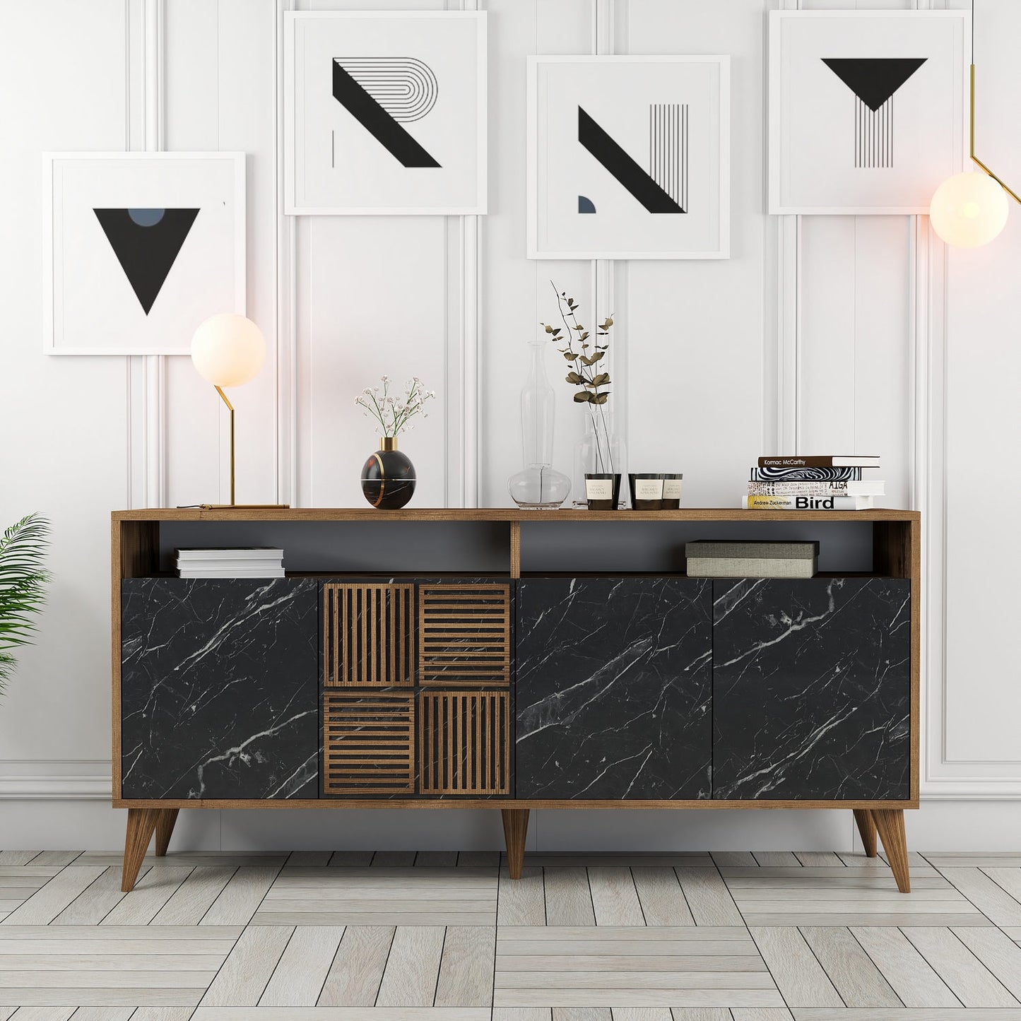 Console in Atlante Pine
