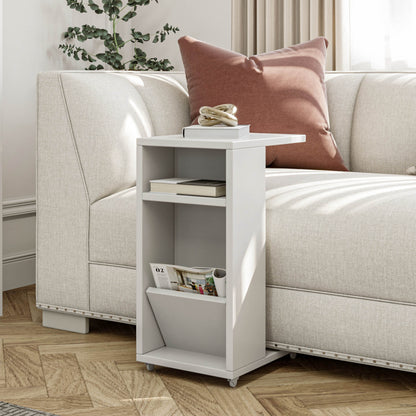 Tavolino Moderno in Particle Board Bianco