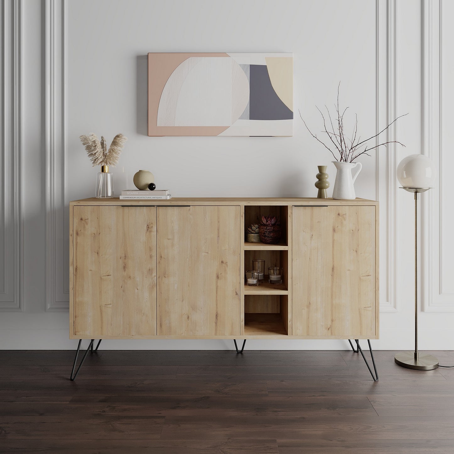 Console in Atlante Pine