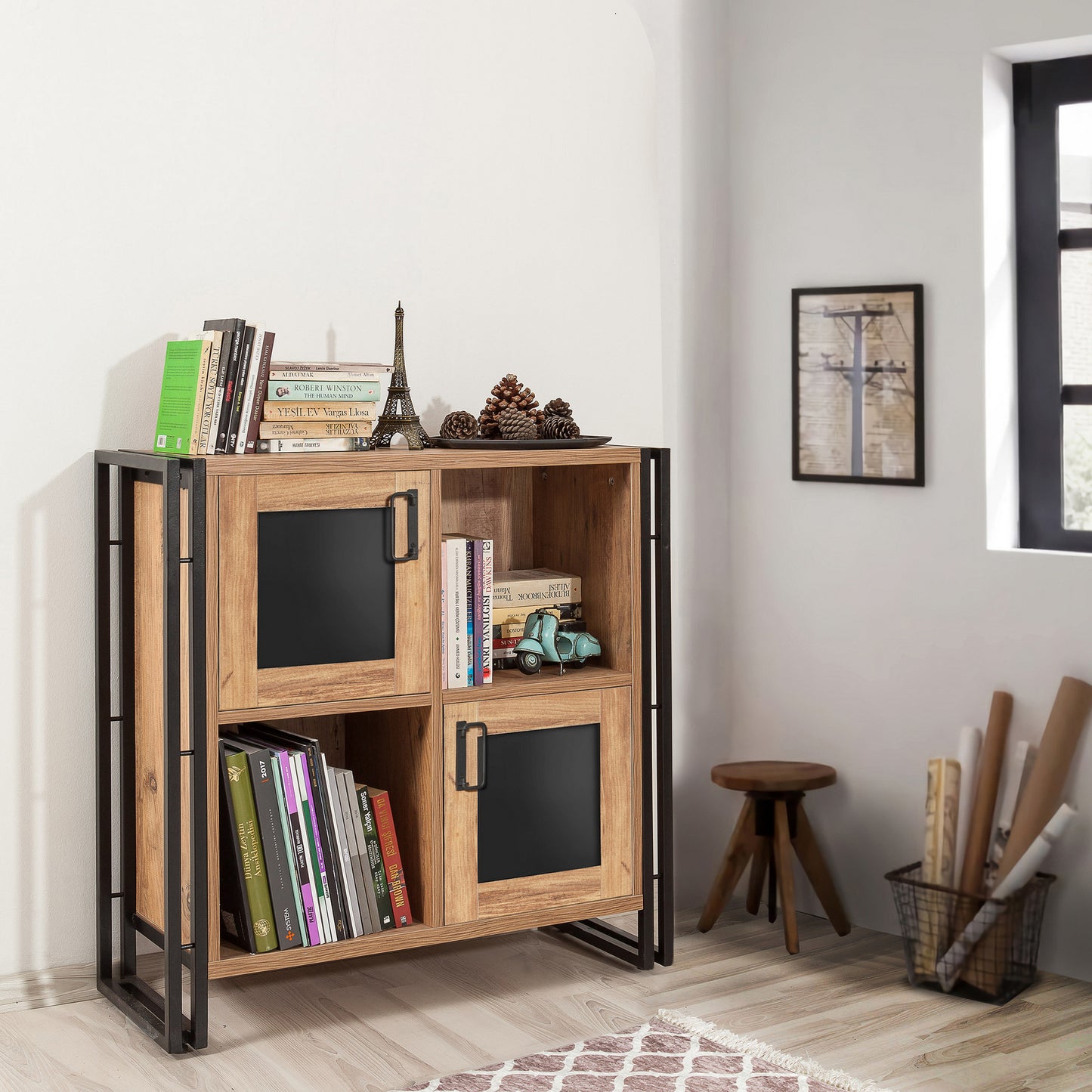Console in Atlante Pine