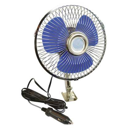 Ventilatore 12 V 15,3 cm Argento - homemem39