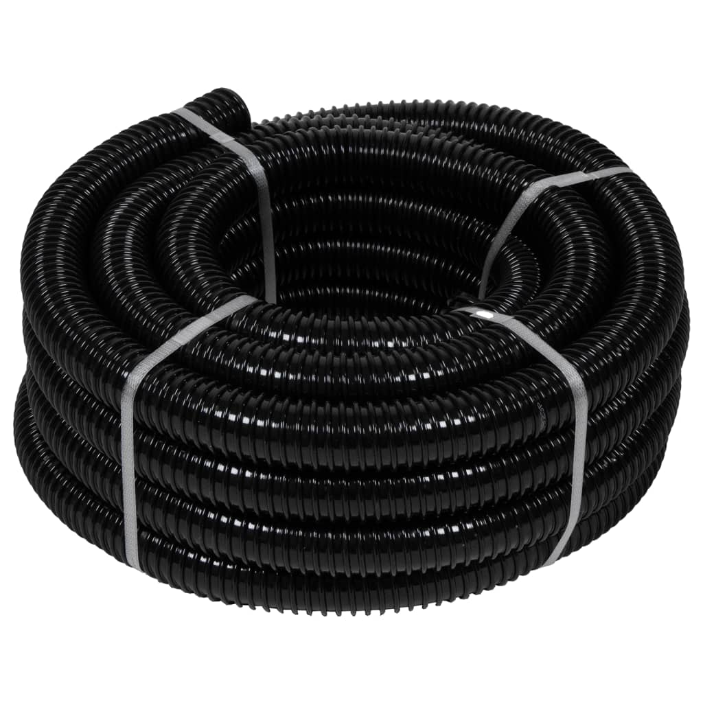 Tubo a Pressione a Spirale 32 mm 10 m Nero - homemem39