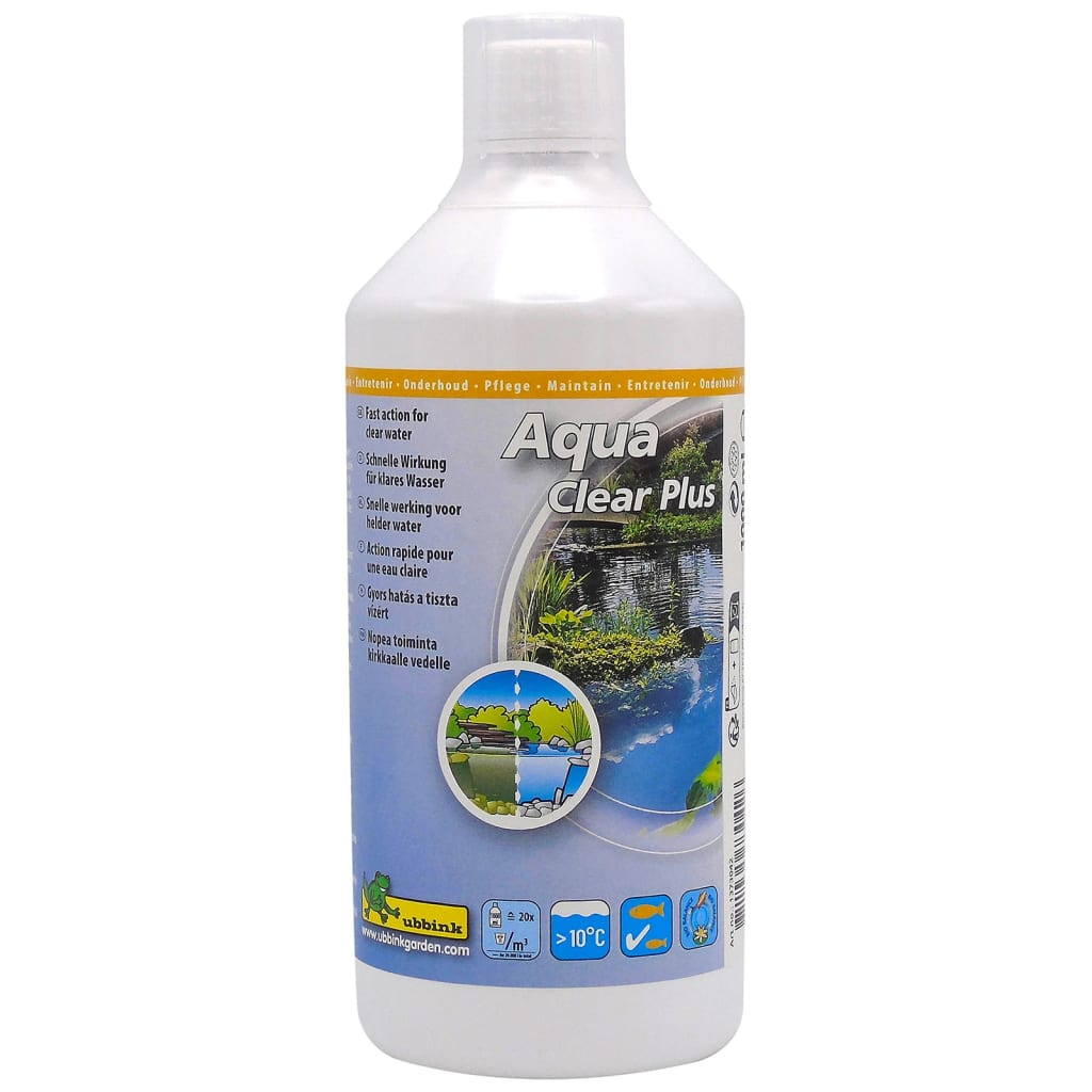 Trattamento Acqua Laghetto Aqua Clear Plus 1000ml per 20000L - homemem39