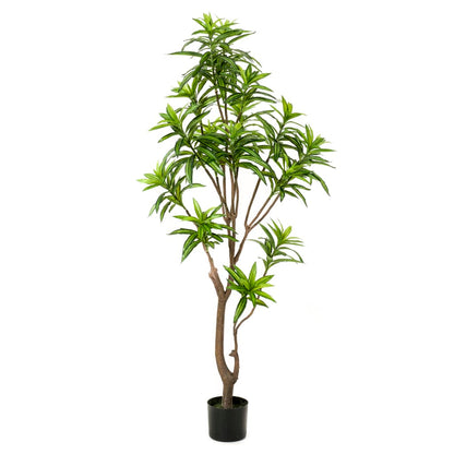 Albero di Dracaena Artificiale 155 cm Verde