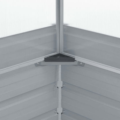 Serra 100x100x85 cm in Acciaio Zincato Grigio | homemem39