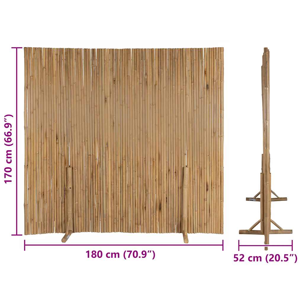 Recinzione in Bambù 180x170 cm