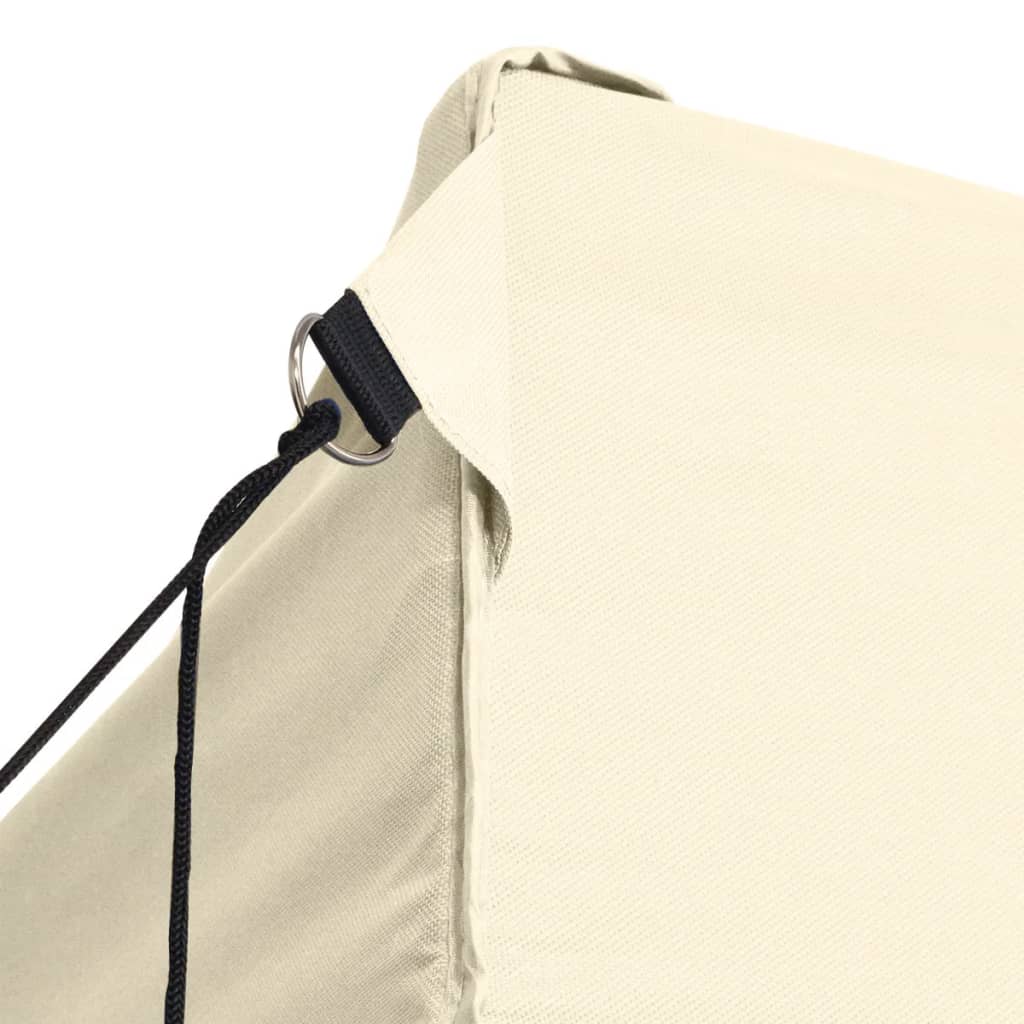 Tenda Pieghevole Pop-Up 4 Pareti Laterali 3x4,5 m Bianco Crema - homemem39