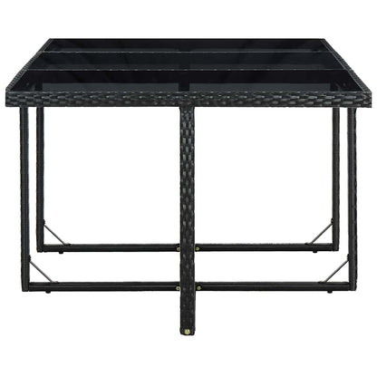 Set da Pranzo da Giardino 11 pz con Cuscini in Polyrattan