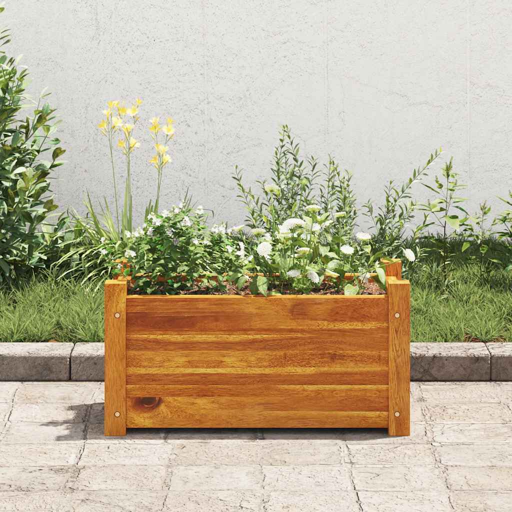 Letto Rialzato da Giardino in Legno di Acacia 50x25x25 cm - homemem39