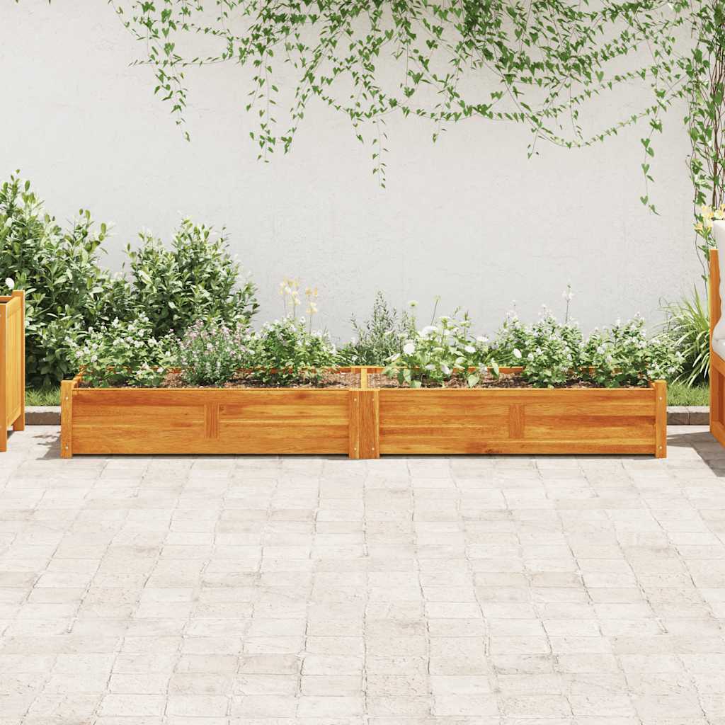 Letto Rialzato da Giardino in Legno di Acacia 200x50x25 cm - homemem39