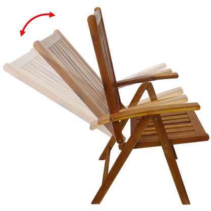 Set da Pranzo da Giardino 7 pz in Legno Massello di Acacia | homemem39