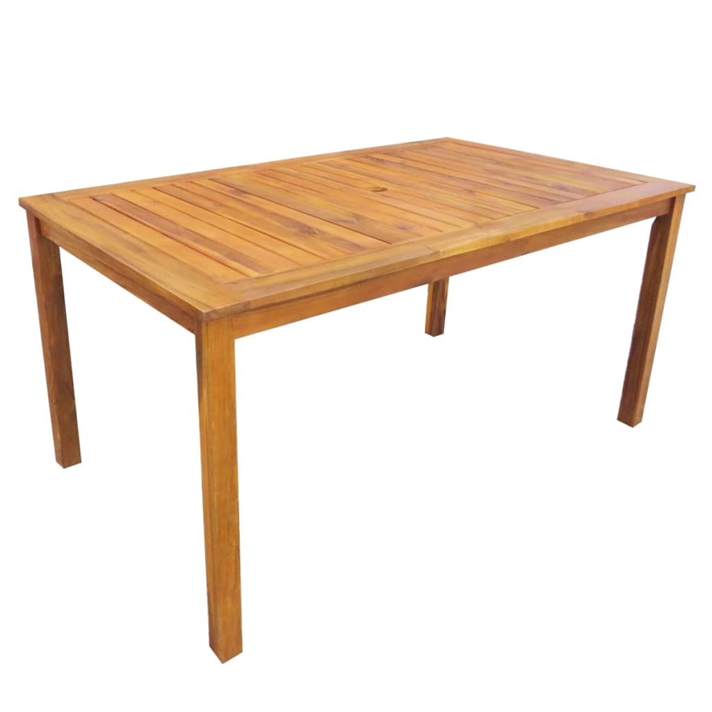 Set da Pranzo da Giardino 5 pz in Legno Massello di Acacia | homemem39