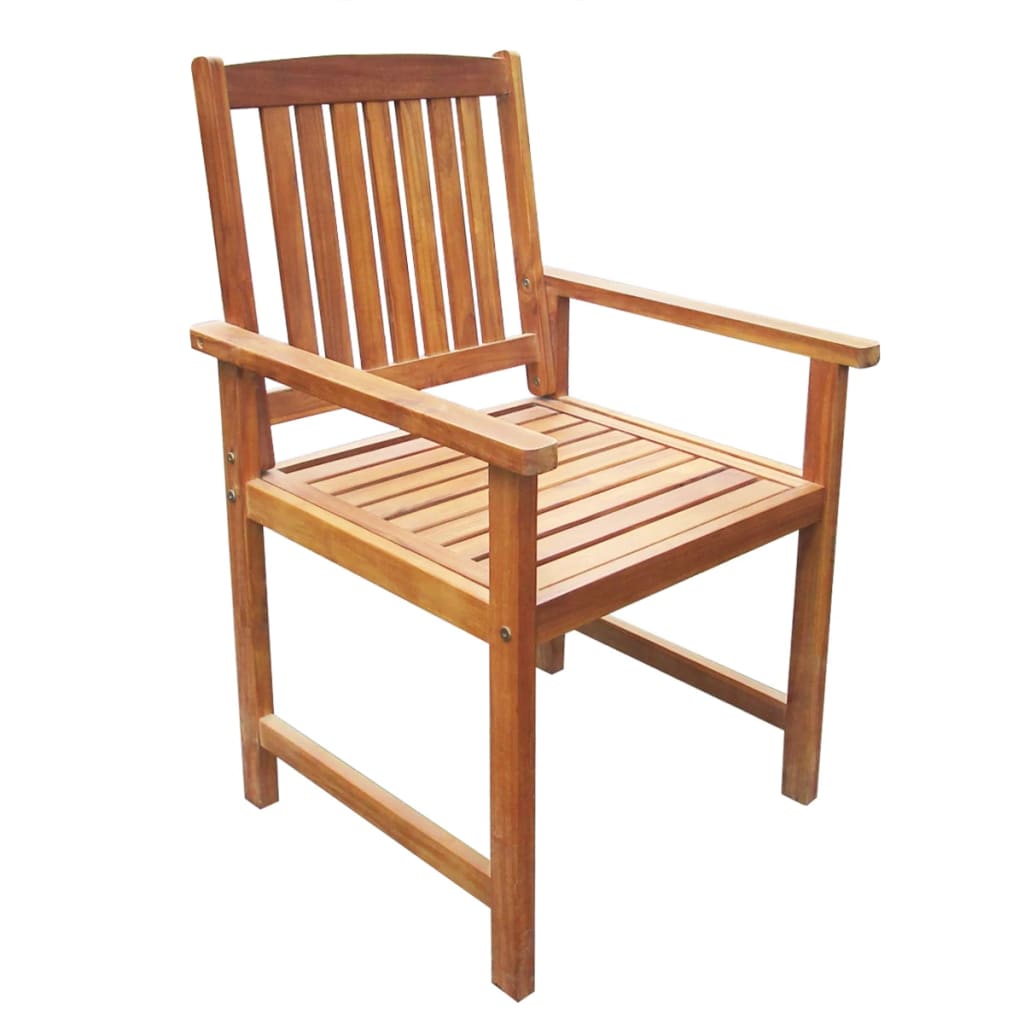 Set da Pranzo da Giardino 5 pz in Legno Massello di Acacia | homemem39