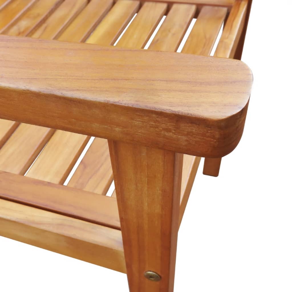 Set da Pranzo da Giardino 5 pz in Legno Massello di Acacia | homemem39