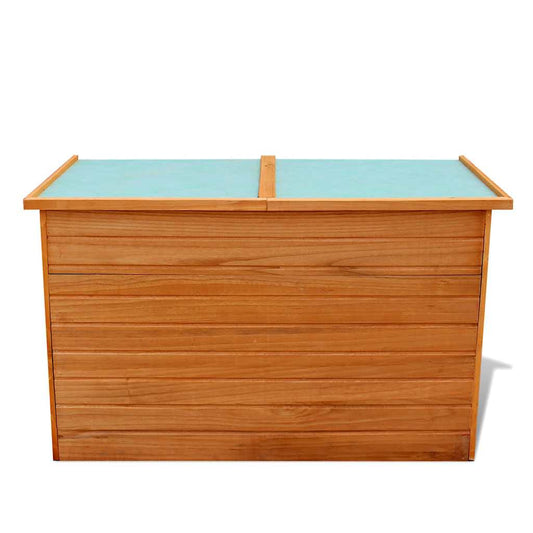Baule da Giardino 126x72x72 cm in Legno - homemem39