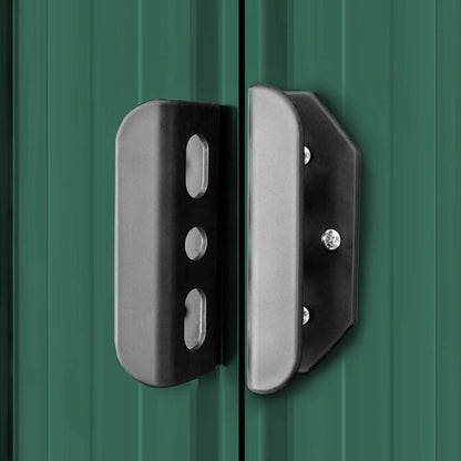 Capanno per Attrezzi in Metallo Verde 204x132x186 cm