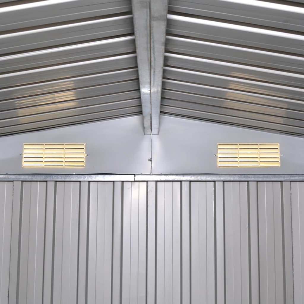 Green Metal Tool Shed 257x205x178 cm