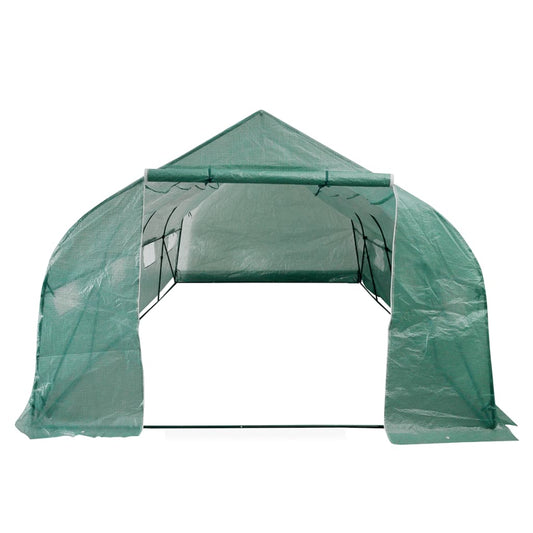 Serra Polietilene Portatile Accessibile Struttura Acciaio 18 m² - homemem39