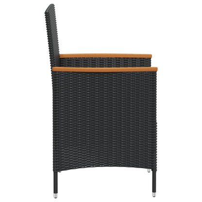 Set da Pranzo da Giardino 7 pz con Cuscini in Polyrattan | homemem39