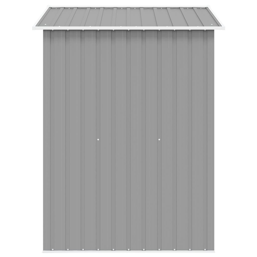Gray Metal Tool Shed 204x132x186 cm
