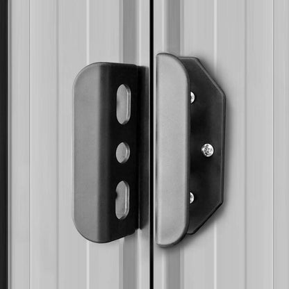 Gray Metal Tool Shed 204x132x186 cm