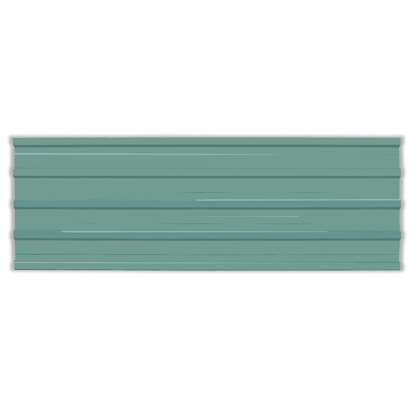 Pannello per tetto 12 pcs Verde 129 x 45 cm Acciaio zincato | homemem39