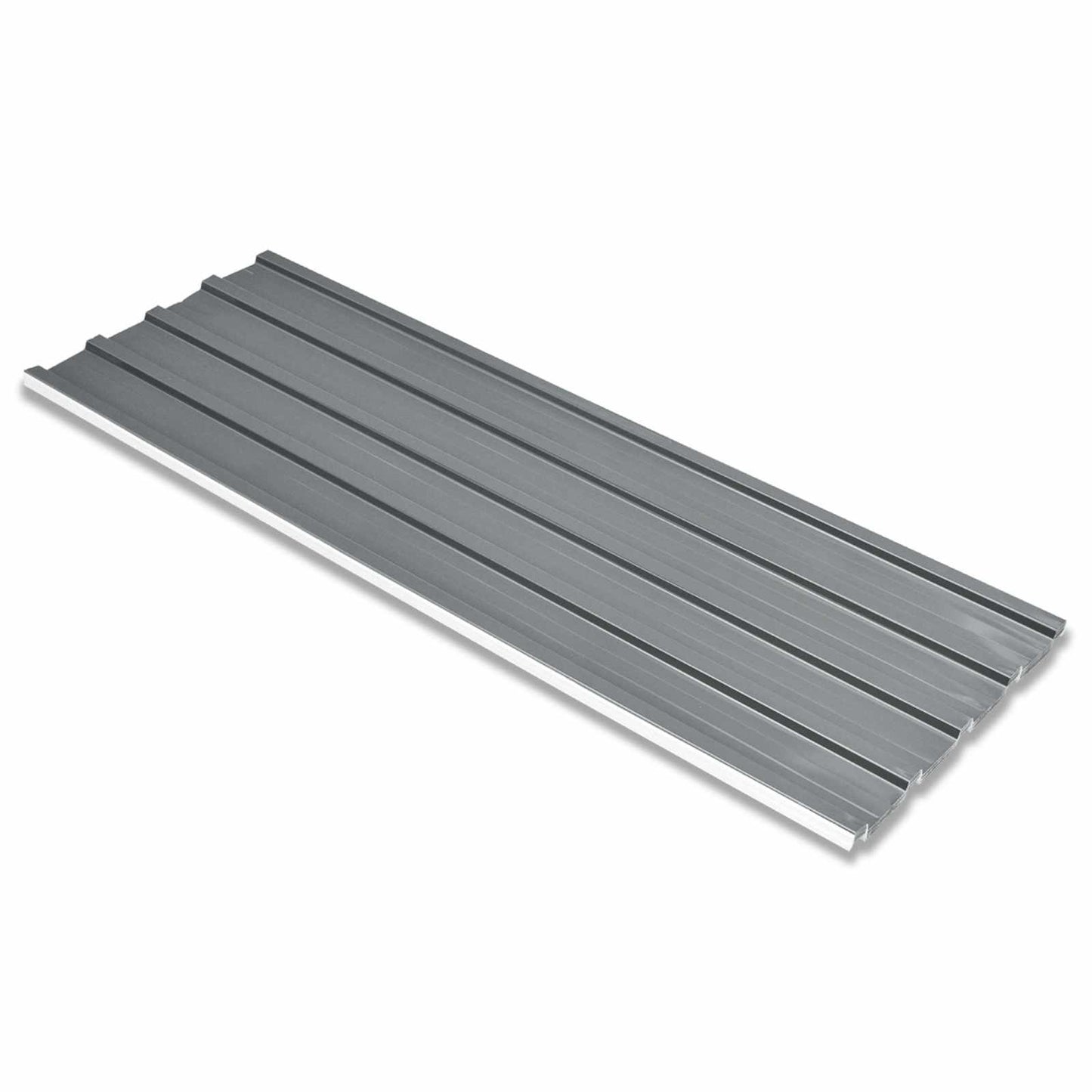 Pannello per tetto 12 pcs Grigio 129 x 45 cm Acciaio zincato | homemem39
