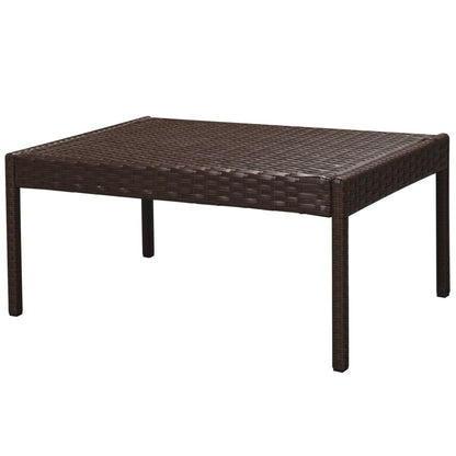 Set Divani da Giardino 6 pz con Cuscini in Polyrattan Marrone - homemem39