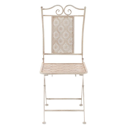 Set da Bistrò 3 pz in Acciaio Bianco - homemem39