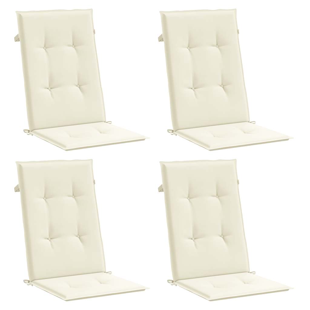 Cuscini per Sedie 4 pz in Tessuto