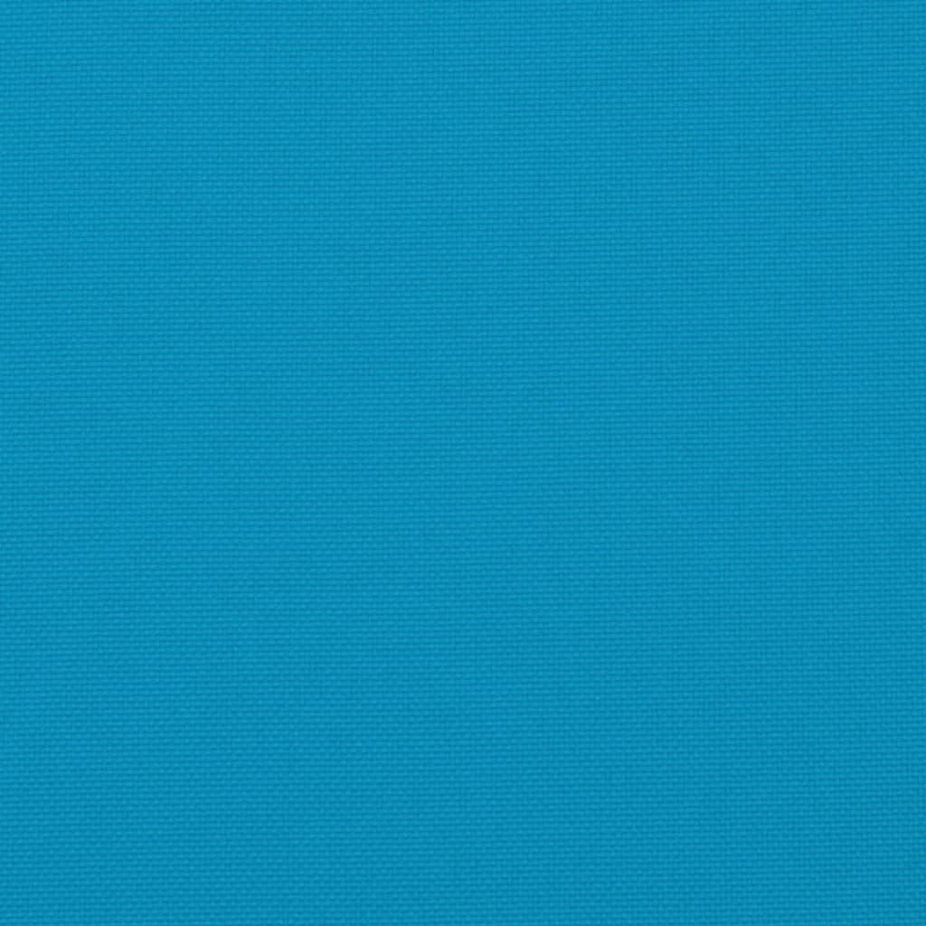 Cuscini per Sedie 2 pz Blu 120x50x3 cm in Tessuto - homemem39