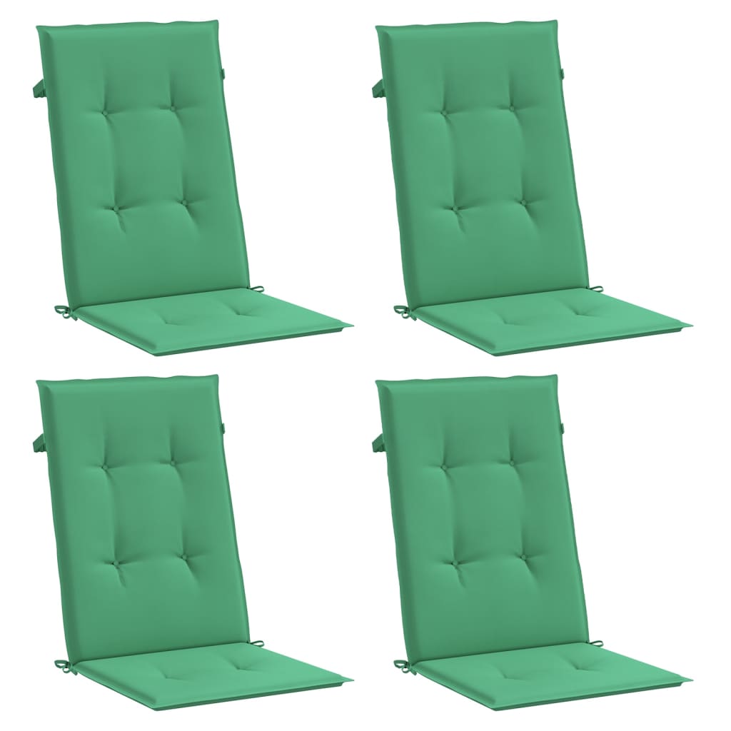 Cuscini per Sedie 4 pz Grigi 120x50x3 cm in Tessuto