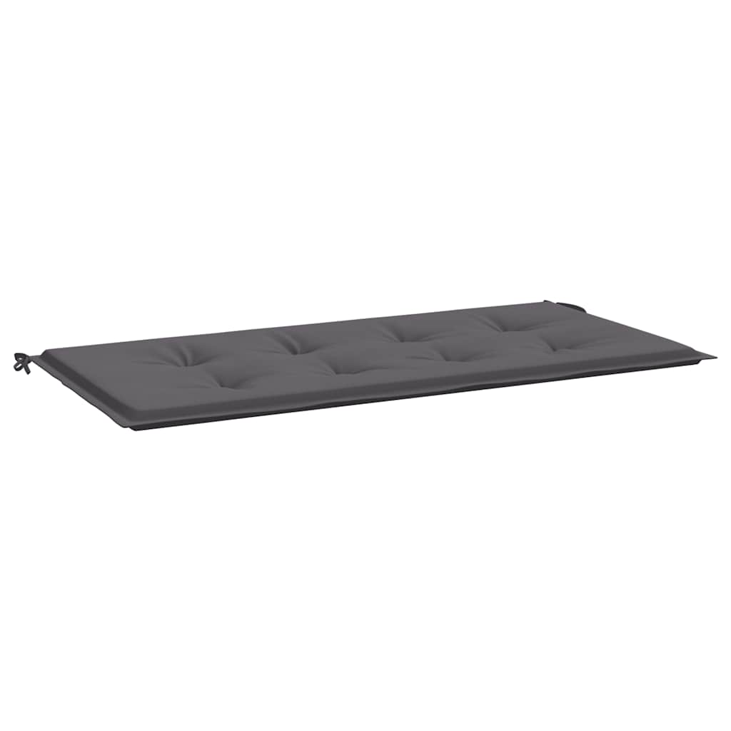 Cuscino per Panca Antracite 100x50x4 cm in Tessuto Oxford - homemem39