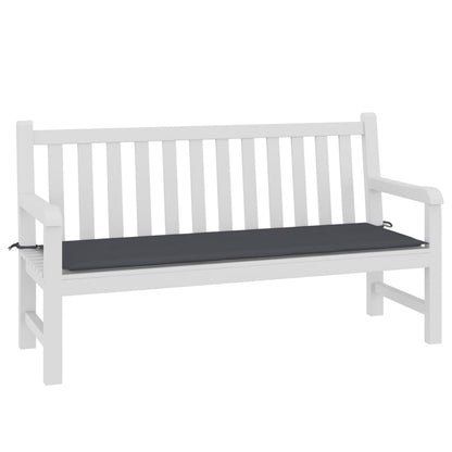 Cuscino per Panca Antracite 150x50x3 cm in Tessuto Oxford - homemem39