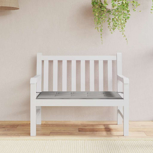 Cuscino per Panca Grigio 100x50x4 cm in Tessuto Oxford | homemem39