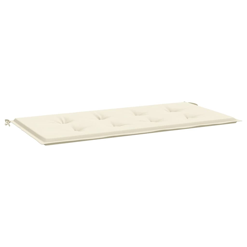 Cuscino per Panca Crema 100x50x4 cm in Tessuto Oxford - homemem39
