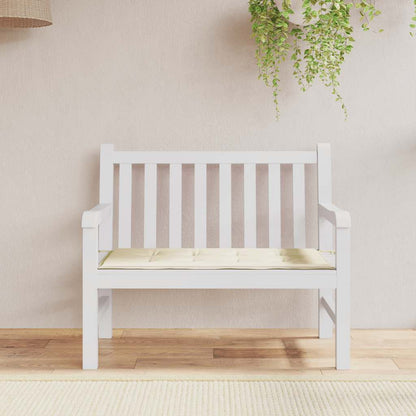 Cuscino per Panca Crema 100x50x4 cm in Tessuto Oxford - homemem39