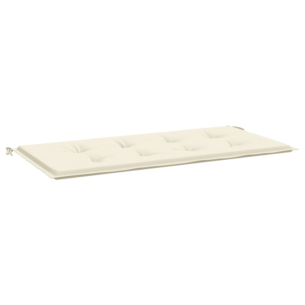Cuscino per Panca Crema 120x50x3 cm in Tessuto Oxford - homemem39