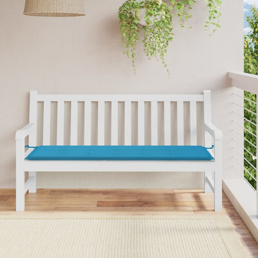 Cuscino per Panca Blu 150x50x3 cm in Tessuto Oxford - homemem39