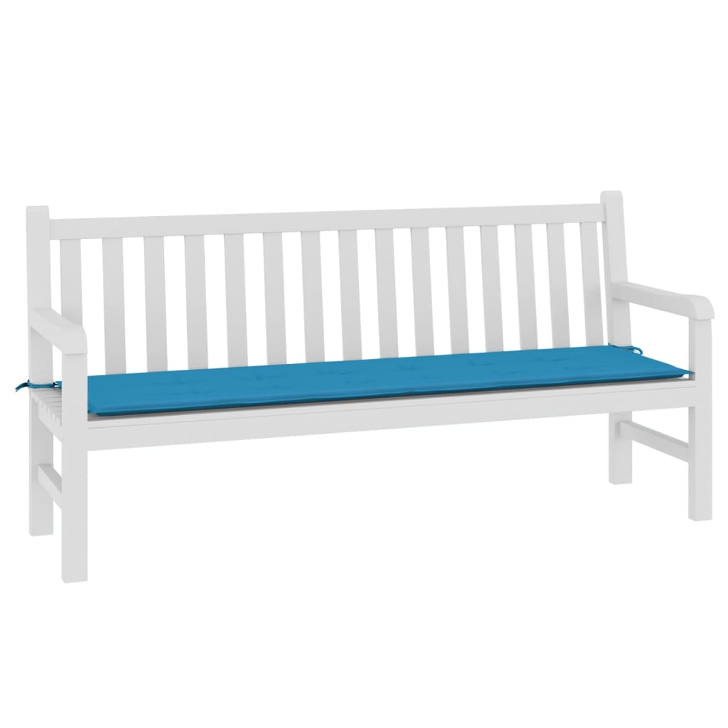 Cuscino per Panca Blu 180x50x3 cm in Tessuto Oxford - homemem39