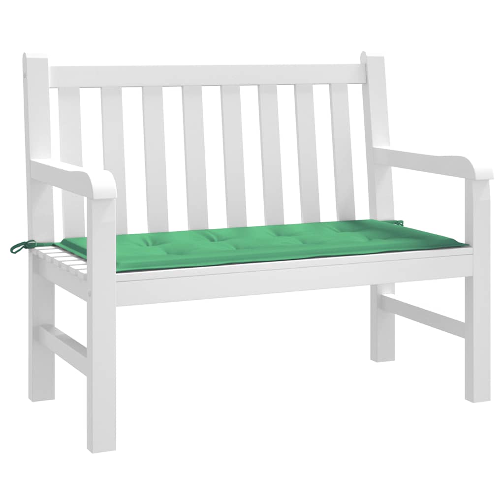 Green Bench Cushion 120x50x3 cm in Oxford Fabric