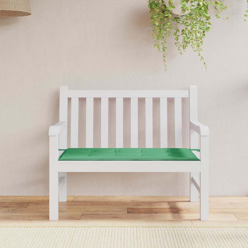 Cuscino per Panca Verde 120x50x3 cm in Tessuto Oxford - homemem39