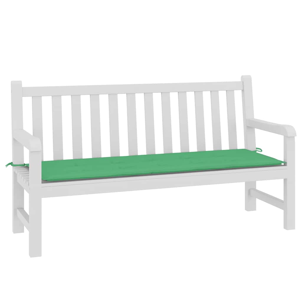 Green Bench Cushion 150x50x3 cm in Oxford Fabric